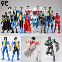 ฟิกเกอร์แอคชั่น Omni-Man แบบข้อต่อขยับได้ ขนาด 9 นิ้ว พิมพ์ 3 มิติ จากซีรีส์ Invincible พร้อมมือที่เ