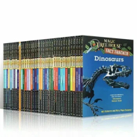 Original English Reading Children's Books 40 Books/Set Magic Tree House Fact Tracker Story Books for Kids English Books
