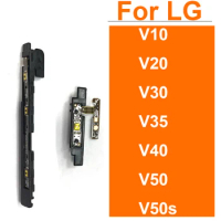 Up Down Volume&amp;Power Side Button For LG V10 V20 V30 V35 V40 V50S V50 ThinQ On Off Power Volume Control Key Flex Ribbon Parts