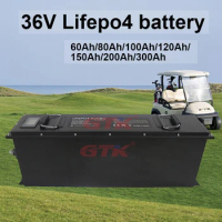 GTK 36V not 48V 72V 50AH 60AH 80AH 100AH 120AH 150Ah 200AH 300ah LifePo4 Lithium Battery, Golf Cart, Electric Vehicle+Charger