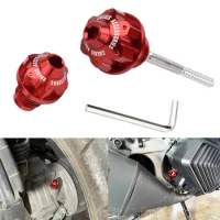 Motorcycle Oil Dipstick Cover Gear Oil Screw Cap For YAMAHA N-MAX155 NMAX125 NVX155 AEROX155 Aluminum Alloy Modified Accessories
