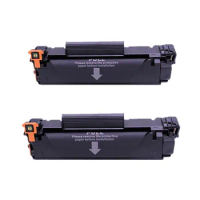 2x Refillable Compatible for HP Laserjet Pro M15/M15a/M15w MFP M28/M28a/M28w Black Printer Toner Cartridges CF244A CF247A CF248A