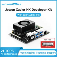 Jetson Xavier NX Developer Kit 16G eMMC Version with Core Module Artificial Intelligence Python Programming with 128G NVMe SSD