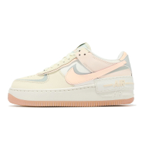 Nike 休閒鞋 Wmns Air Force 1 Shadow 女鞋 拼接 解構 椰奶 粉紅 AF1 DZ1847-105