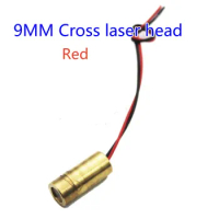 New 9MM Cross/Red Laser Diode Semiconductor Laser Tube for Industrial DIY