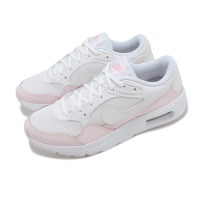 【NIKE 耐吉】休閒鞋 Air Max SC GS 大童 女鞋 粉紅 白 氣墊 復古 皮革 經典(CZ5358-115)