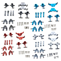 Set Plat Penyerap Kejutan Lengan Ayun Cawan Stereng, Bahagian Dinaik Taraf Logam, untuk Wltoys P929