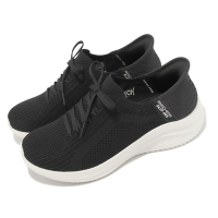 Skechers 休閒鞋 Ultra Flex 3 Slip-Ins 瞬穿科技 女鞋 黑 白 套入式 健走 149710WBLK