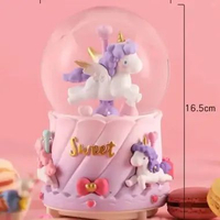 Kotak Musik Lampu Ferris Wheel Bola Kristal Salju Snowball Bianglala Music Box Kado Ultah Anak Birth