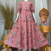 (BISA COD) GAMIS SAKURA BANGKOK TERLARIS 2026 GAMIS MONALISA KLOK TERBARU MAYUNG JUMBO MOTIF BUNGA G