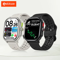 2024 Zeblaze Beyond 3 Pro GPS Smart Watch 2.15" AMOLED Display Built-in GPS &amp; Route Import Make/Receive Phone Calls Smartwatch