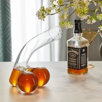 Unique Whisky Decanter Funny Liquor Creative Glass Container Scotch Tequila Brandy Rum Bourbon Wine Dispenser Bar Accessories