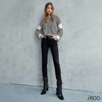 【iROO】窄版時尚牛仔褲
