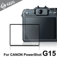 GGS第四代LARMOR金鋼防爆玻璃靜電吸附相機保護貼-CANON PowerShot G15專用