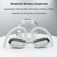 New Fashion Earphone Ear-Hook Headset Bluetooth Wireless Headphones HD Sound Stereo Universal Earpieces Sport Outdoor Anti-Sweat