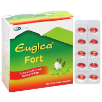 Eugica Fort điều trị các chứng ho, đau họng, sổ mũi