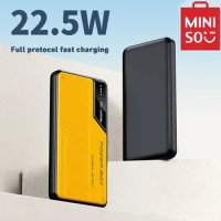 Miniso 200000mAh High Capacity Power Bank 22.5W Fast Charging Powerbank Portable Battery Charger For Huawei