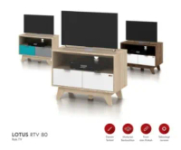 Rak TV Kecil Minimalis / Meja TV Modern / LOTUS RTV 80/Bursa
