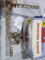 baut roofing kuning diameter 12 mm panjang 2.5 cm sekrup ruping per 10