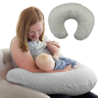 57*45CM Nursing Pillow Cover, Breastfeeding Pillow Positioner Slipcover Fits for Baby Boy Girl Support Removable Cover