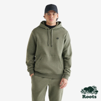 【Roots】Roots 男裝- ACTIVE INTERLOCK連帽上衣(綠色)