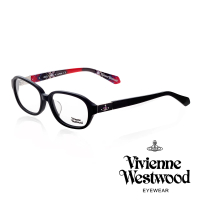 【Vivienne Westwood】貴氣英國木紋款光學眼鏡(黑 VW264_03)