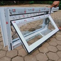 kusen aluminium jendela kesment minimalis ukuran 40 x 80 tinggi 40 lebar 80