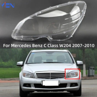 For Mercedes Benz W204 2007 2008 2009 2010 C Class C180 C200 C220 C250 C280 C300 Lights Shell Headlight Lampshade