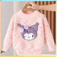 KIKIT Áo Len kurumi,medoly QCCC  cho bé gái siêu ấm xinh