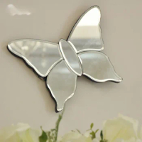 Wall stickers exquisite mirror butterfly wall decorations wall hangings