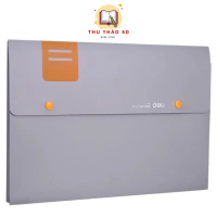 Cặp file folder đựng tài liệu có 2 nút bấm hiêu Deli 5576.