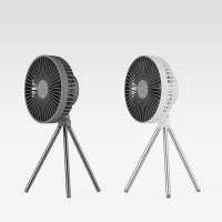 【bebehome】多功能大容量USB充電式三腳露營風扇(露營吊扇/循環風扇/手提風扇)