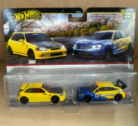 Hot Wheels Car Culture Twinpack Honda EK9 + Honda Civic TYPE R