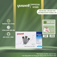 Bộ Que thử đường huyết Yuwell Y330 bao gồm 50 que và 50 kim dùng cho máy Yuwell 710 , 582 que  test 