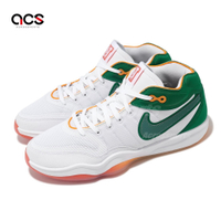 Nike 籃球鞋 Air Zoom GT Hustle 2 EP 男鞋 白 綠 Swoosh Squad DJ9404-103