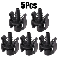 5Pcs Car Expansion Water Tank Water Hose Straight Connect Connector Accessory Expansion Tank Return Hose Connector