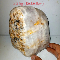 batu Yakut/kecubung putih Kalimantan (315)
