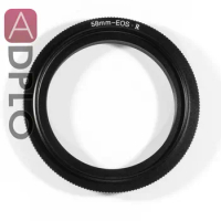 ADPLO Lens Adapter suit for 58mm-EOS R 58mm Macro Reverse Ring Camera Mount Adapter for using Canon RP R SLR Camera and lens wi
