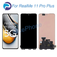 For RealMe 11 Pro Plus LCD Display Touch Screen Digitizer Replacement RMX3740, RMX3741 For RealMe 11 Pro + Screen Display LCD