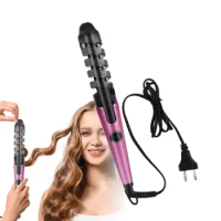 Hair Curling Wand Hair Curler For Women Hair Straightener And Curler 2 In 1 Portable Automatic Hair Curler Wand For Long Short