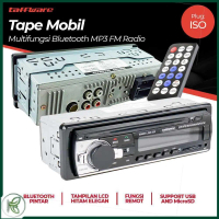 Taffware Tape Mobil Audio Multifungsi Bluetooth MP3 FM Radio ISO 1 DIN - JSD-520