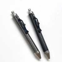 1 Piece Titanium Alloy Bolt Action Pen EDC Tactical Pens for Office Signature Gift
