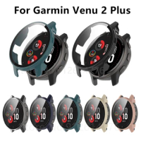Protector Case For Garmin Venu 2 Plus Watch Shell Full Screen Protective Tempered Glass Cover For Garmin Venu2 Plus Accessories