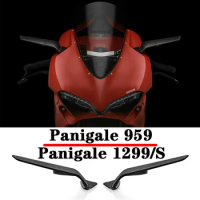Panigale 959 Rearview Mirror For Ducati Panigale 959 Corse Panigale 1299 1299S CNC Aluminum Rotatable Winglet Rearview Mirror