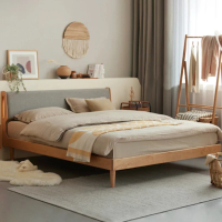 【橙家居家具】/預購/聖羅莎系列實木六尺燈床架 SLS-A1014(售完採預購 床架 軟包床 床組 雙人床 床)