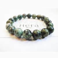 【HERA赫拉】 頂級溫潤柔和綠松石手珠(10mm)