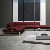 New modern living room minimalist and luxurious fabric combination sofa