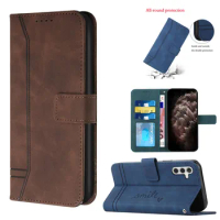 For Samsung Galaxy A24 A34 A54 Чехол для Magnetic Wallet Cases Book Flip Cover Phone Coque Fundas Capa For Samsung A34