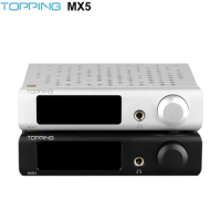 Topping MX5 Hi-Res Multi-function Power Amplifier 70W*2 384kHz DSD256 ES9018Q2C Built-in DAC 1600mW*2 HPA