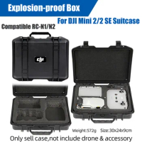 Storage Case for DJI Mini 2 Carrying Case Large Safety Waterproof Box for RC-N1/N2 Controler Bag for DJI Mini 2 SE Drone Accesso